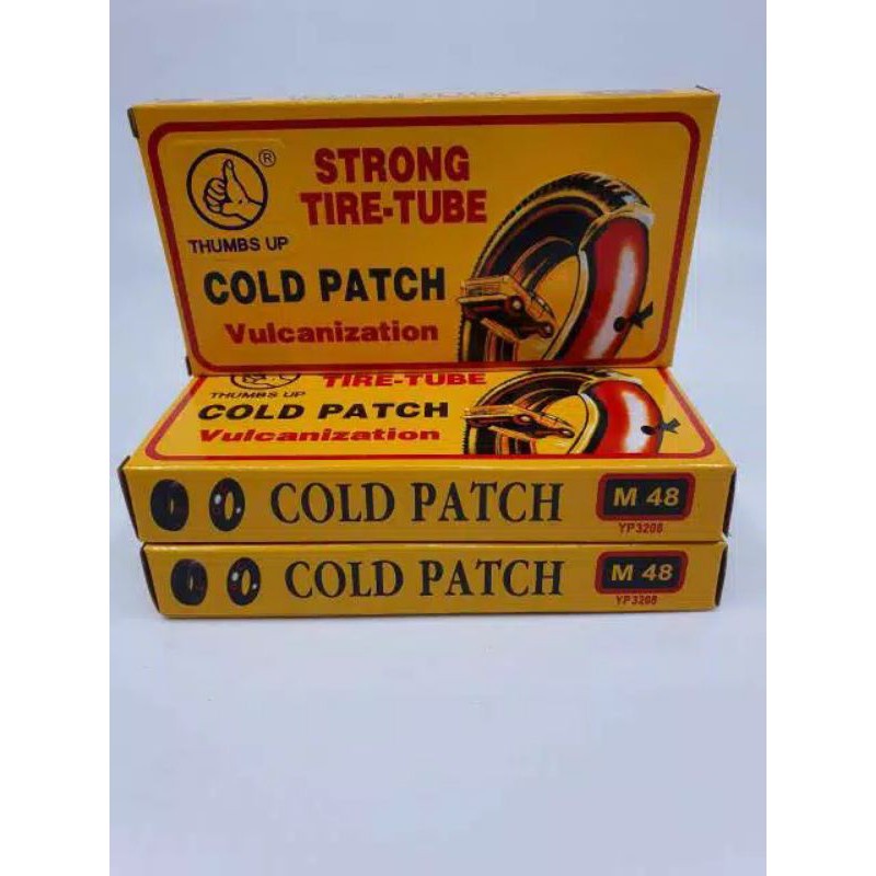 Terlaris Alat Tambal Ban Sepeda / Cold Patch / Tip Top Ukuran M ( 48 Patch ) / COLD PATCH M48