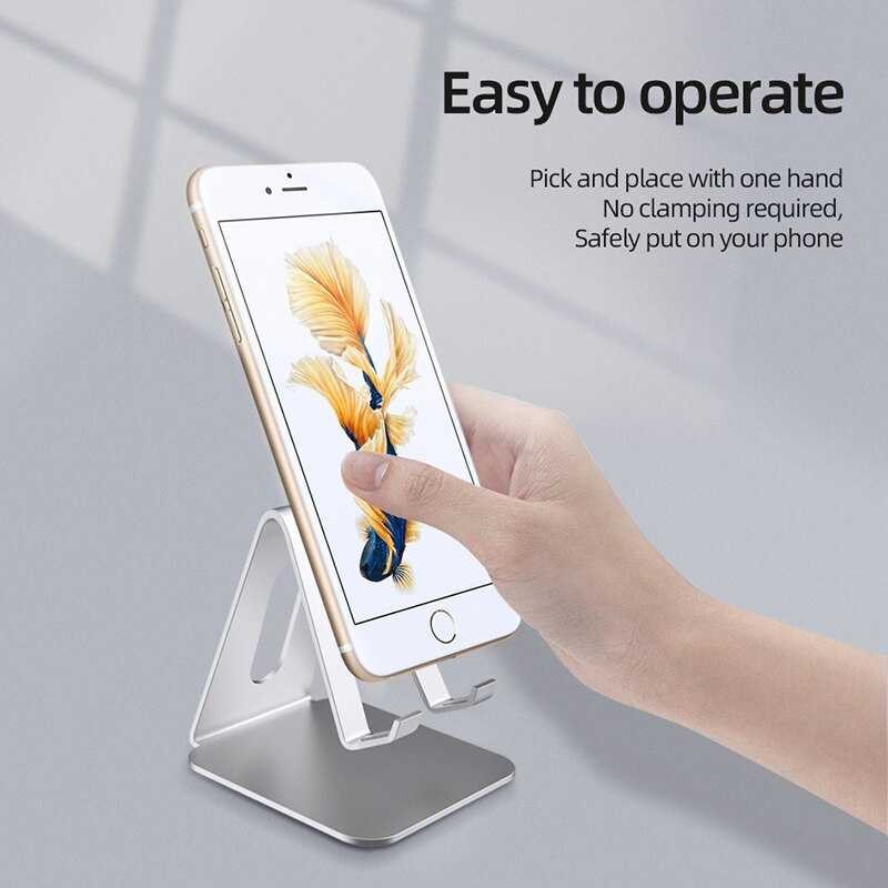 ACCEZZ Smartphone Tablet Stand Holder Bahan Aluminium - S3