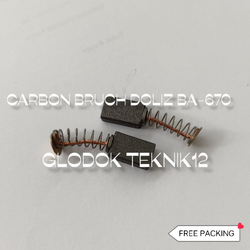 CARBON BRUCH BOR TANGAN DOLIZ BA 670 / ARANG DOLIZ BA 670 / SEPUL / BOSTEL / CB670 DOLIZ