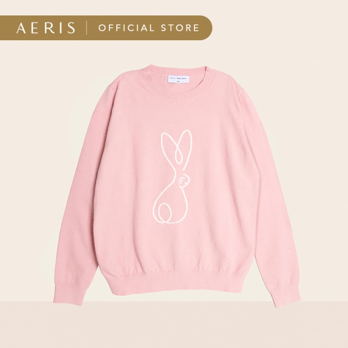 Aeris Beauté X Maudy Ayunda Dreamy Sweater - Cotton Candy, S/M Murah