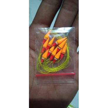 pelampung pancing  ikan mas /pelampung pancing  ikan nila sensitif 1,5cm / pelampung cabe