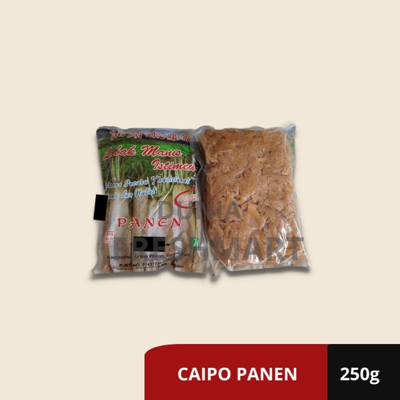 Caipo Lobak Manis Cap Panen 250gram Chai Po Cai Po