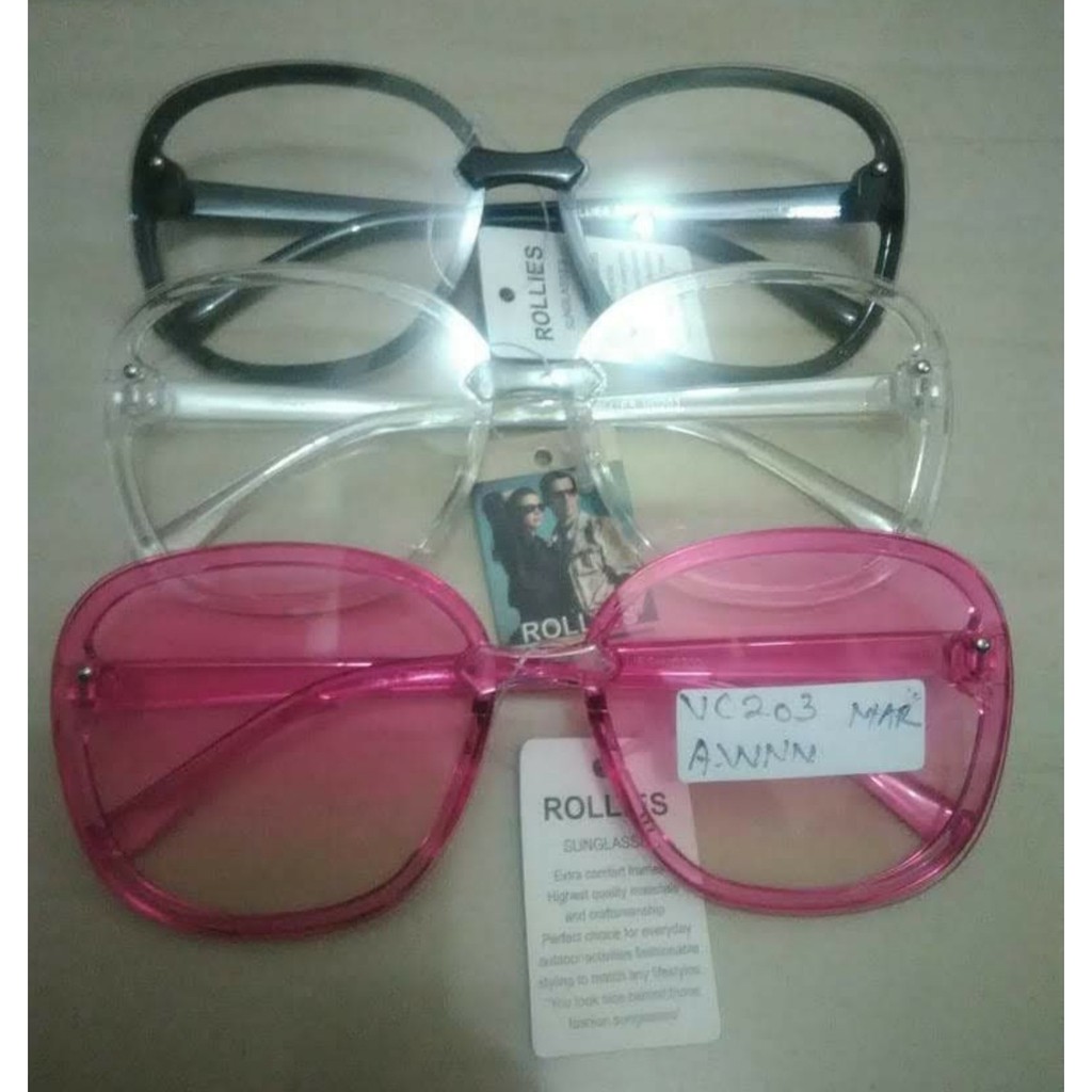 Kacamata Fashion Kacamata Gaya Pria dan Wanita Kacamata Transparan Glasses Unisex