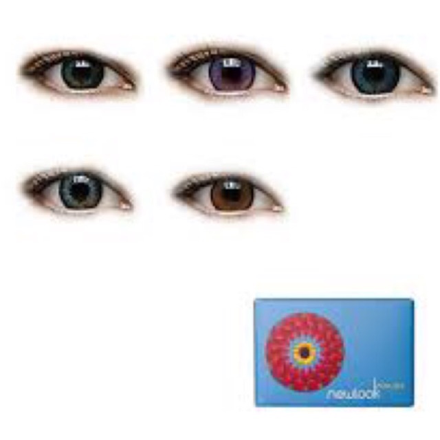 Softlens Newlook Playful - BLUE (Normal s/d -8.00) by Optik Melawai