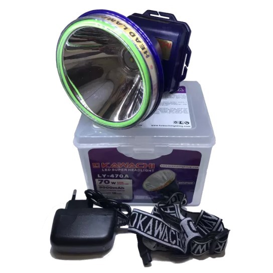 Senter Kepala Kawachi LY-470A WaterProof - Headlamp Putih LY 470 A 70W