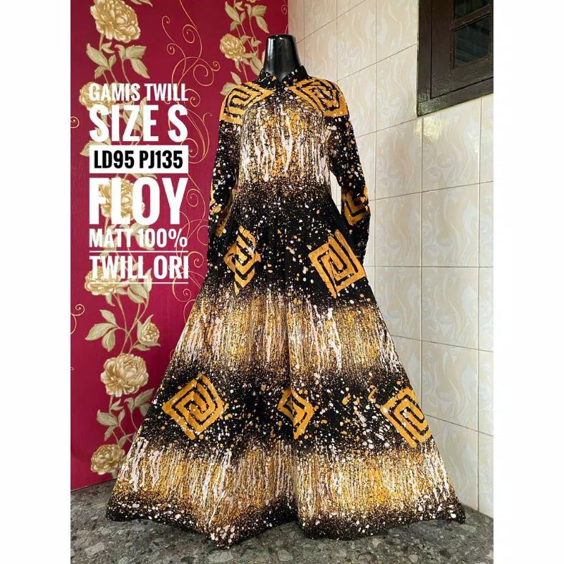 Gamis twill ori SIZE L