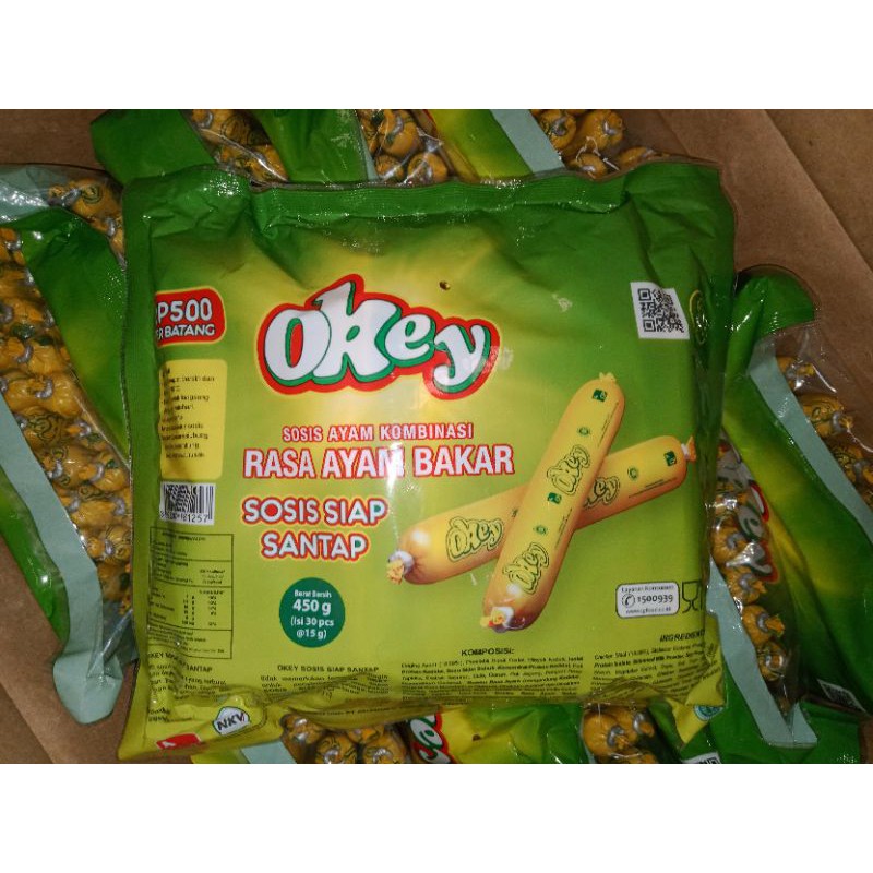 SOSIS OKEY ECER RP 500 | SOSIS BAKAR SIAP MAKAN