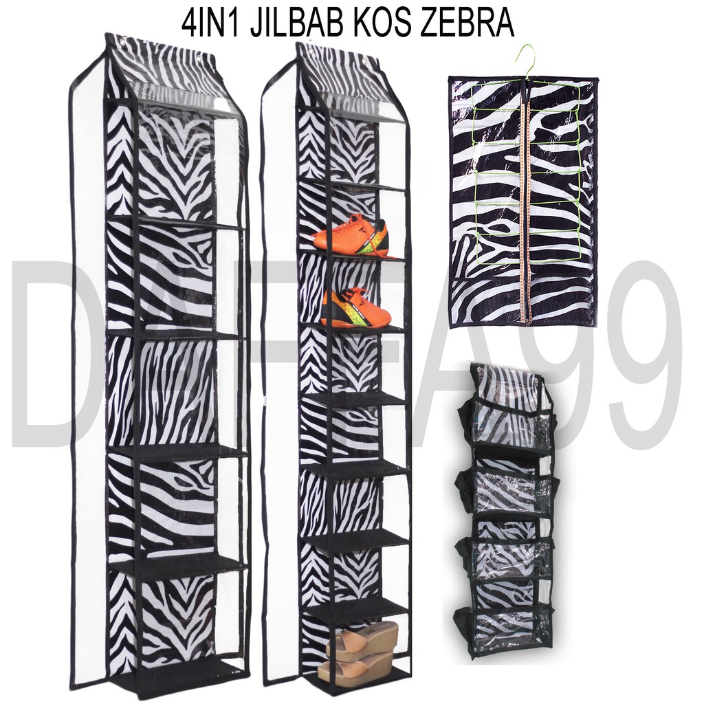 SET HBO 4 IN 1 (RAK TAS+RAK SEPATU+RAK JILBAB+RAK KECANTIKAN)