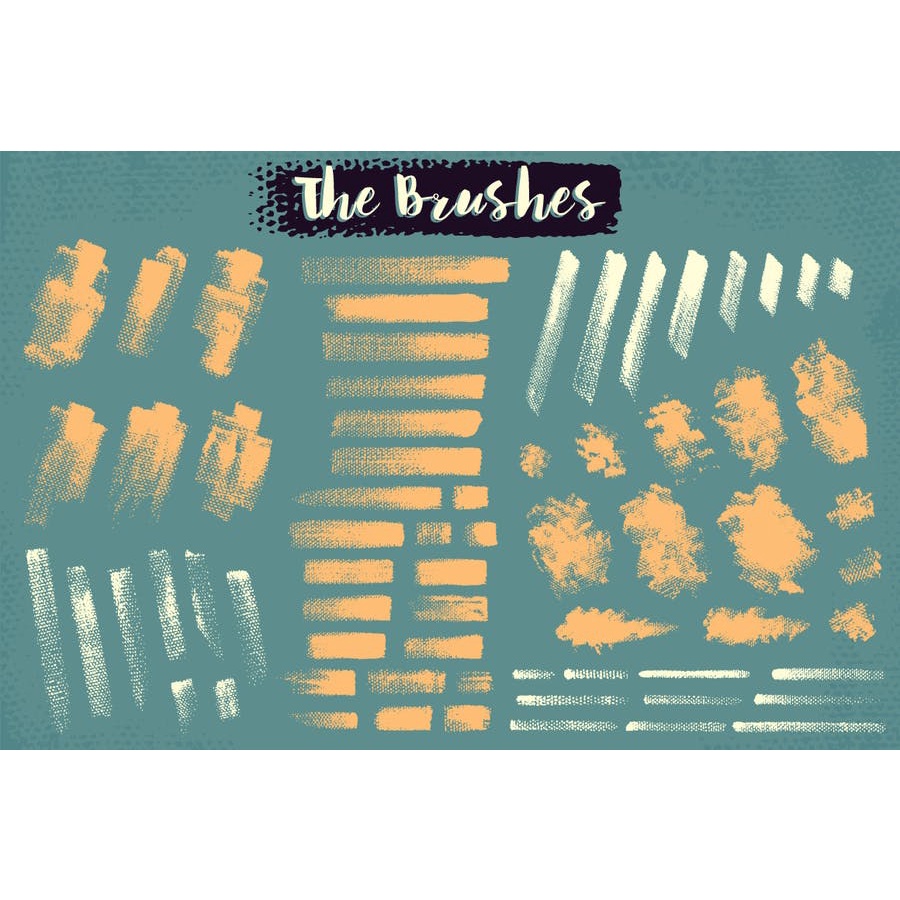 Illustrator Painted Canvas Brushes