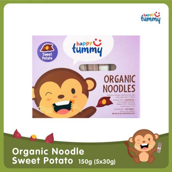 HAPPY TUMMY ORGANIC NOODLE SWEET POTATO 150GR