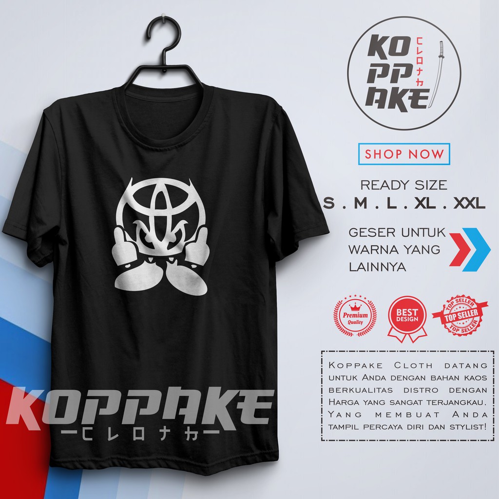 Kaos Toyota Devil Baju Otomotif