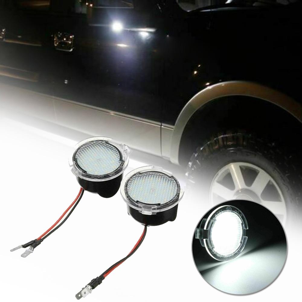 Lanfy Signal Lamp Putih Under Mirror 18-LED Lampu Genangan Air