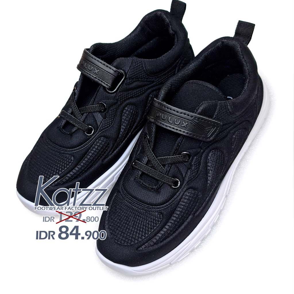 KATZZ Sepatu Sekolah Anak SD 28 - 35 Casual SPORT Kanvas Shoes Slip On. NEW ARRIVAL - SEPATU SNEAKERS PRIA WANITA Hitam Putih sekolah olahraga sport jogging kuliah