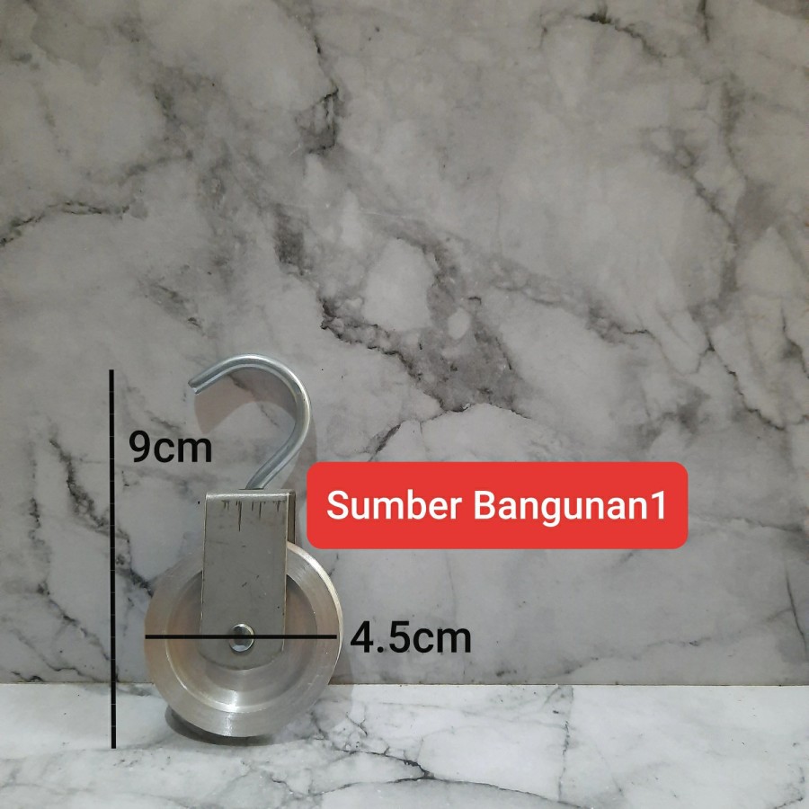 Kerekan burung bendera besar timbah timba katrol mini