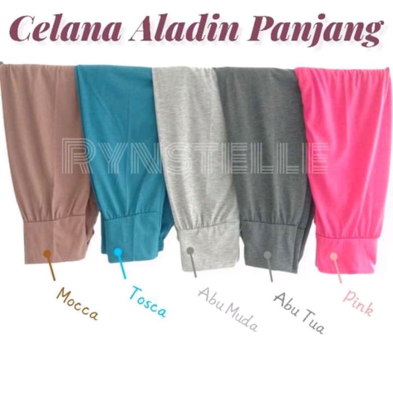 CELANA ALADIN PANJANG CUCI GUDANG POLOS&amp;MOTIF