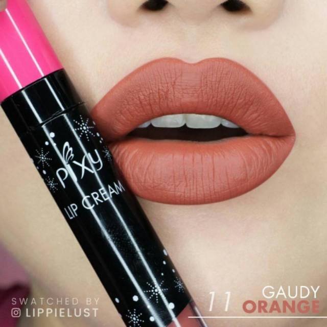 Pixy Lip Cream No. 11 Gaudy Orange