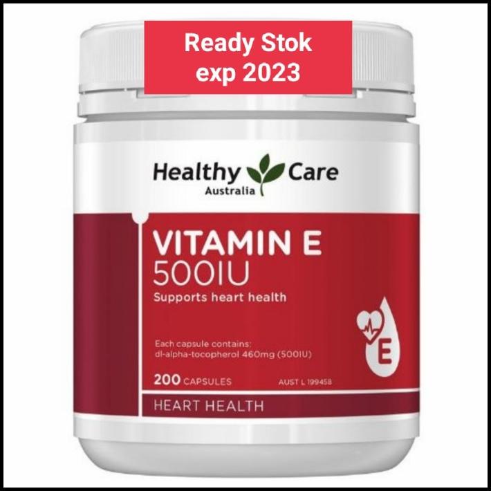 Healthy Care Vitamin E 500 Iu Vitamin E 500Iu 200 Capsul