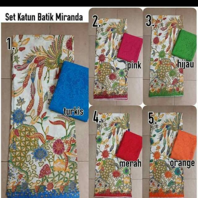 Satu set kain kebaya