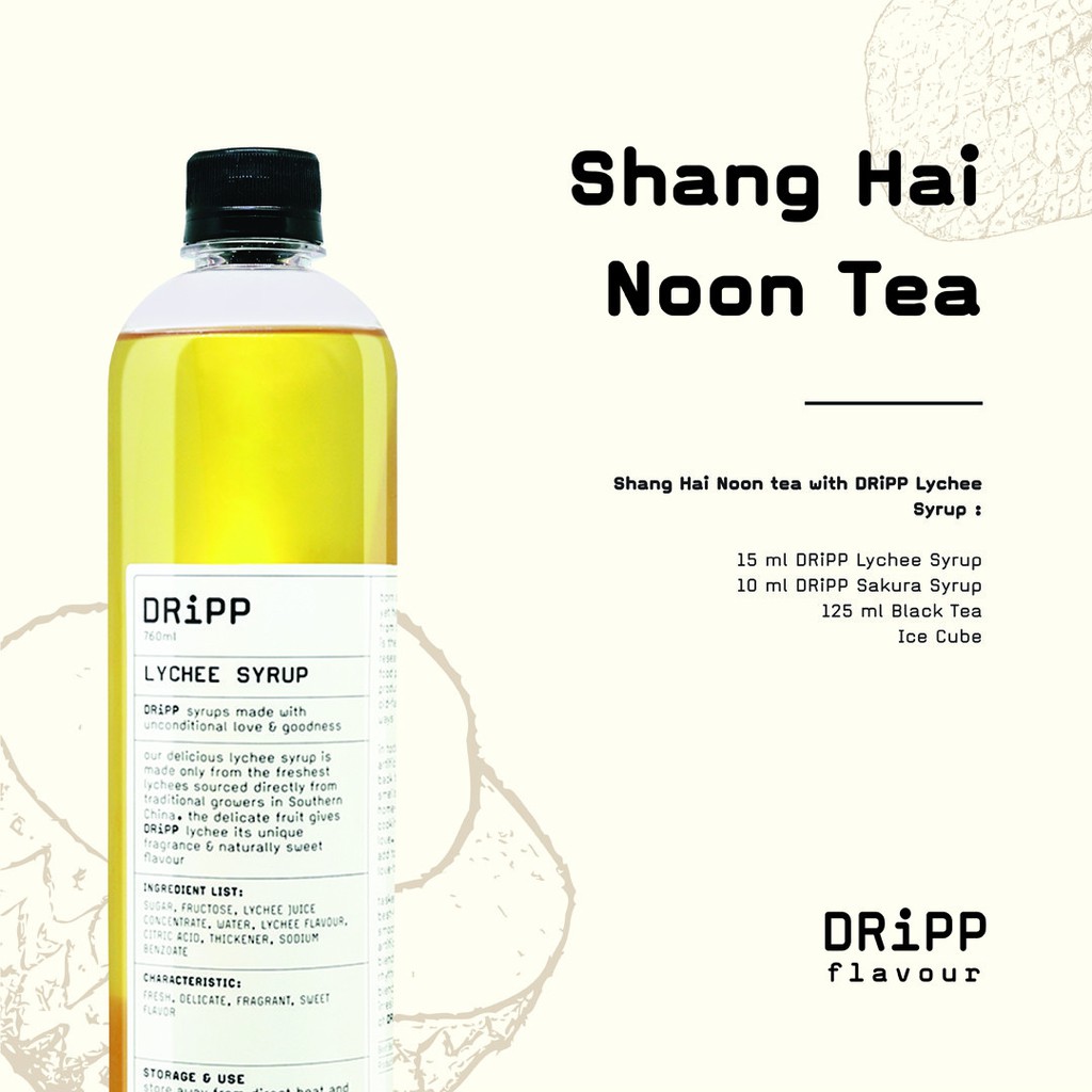 DRiPP - Minuman Sirup Lychee 760ml