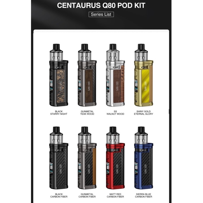 AUTHENTIC LOSTVAPE CENTAURUS NEW CENTAURUS Q80 POD MOD DEVICE