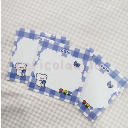 

Memopad Cute Bear (10 lembar)