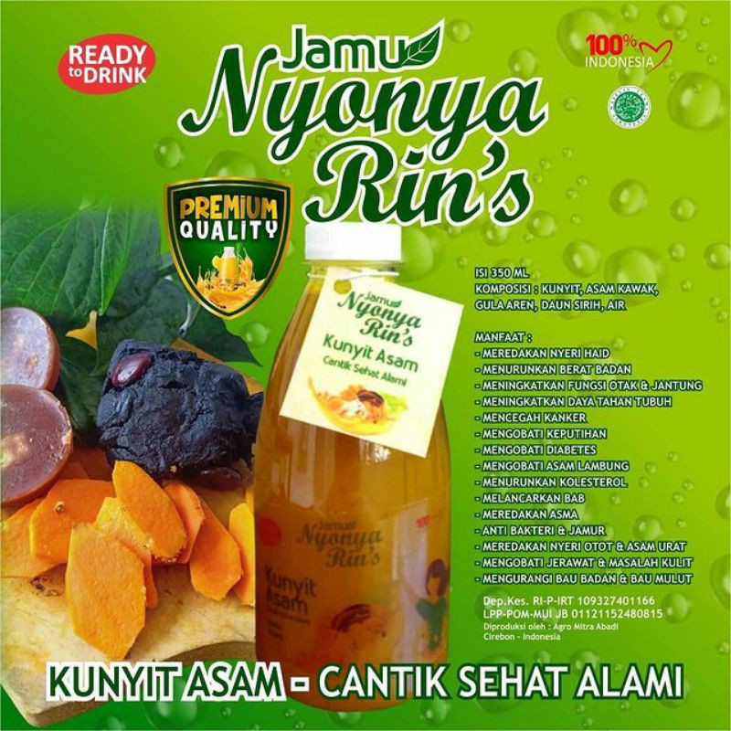 

Minuman Kesehatan Jamu Nyonya Rin's