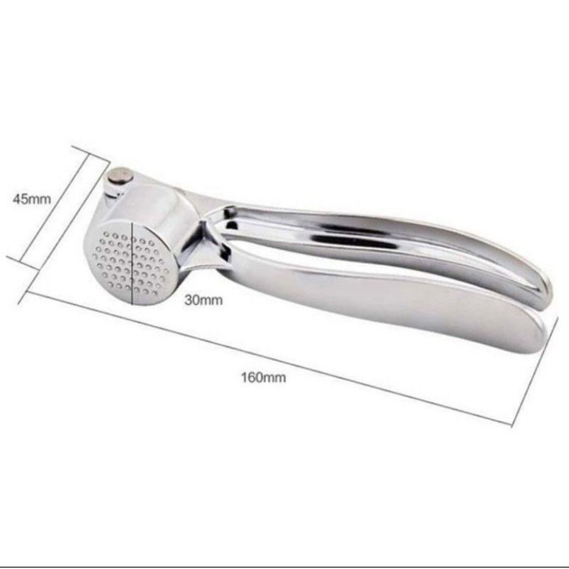 Penghancur Bawang Putih Stainless Steel Garlic Press Onion Crusher