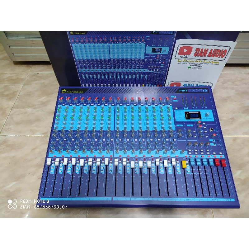 Mixer Soundqueen PRO TWO-X16 6tone Original(zian audio)