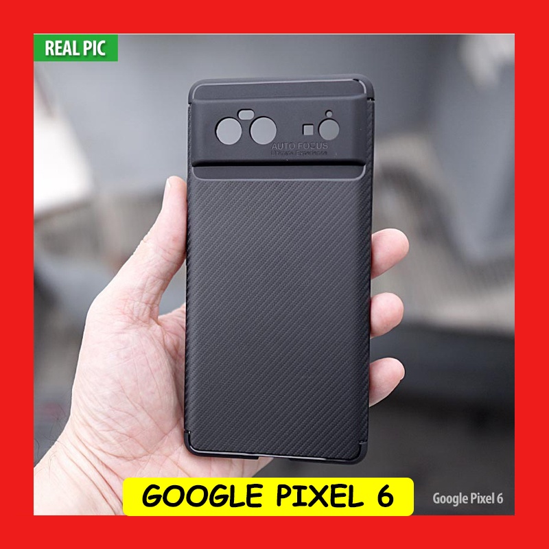 google pixel 6   carbon fiber soft case casing cover