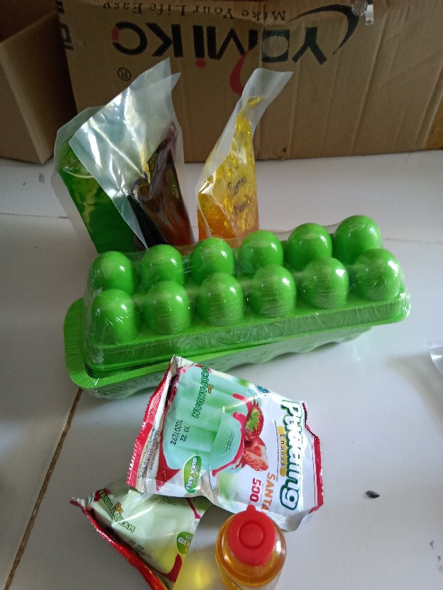 Cetakan Puding Es Batu Telur Ayam (besar) Diameter Sekitar 4 Cm