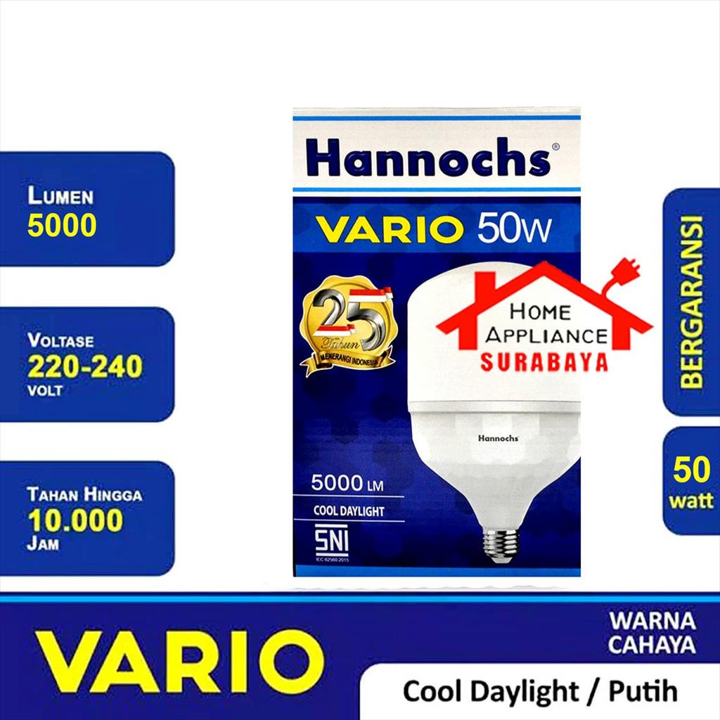 Lampu Kapsul - Capsule Bohlam LED Hannochs VARIO 50W 50 Watt 6500K Cahaya Putih