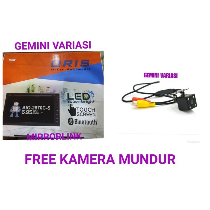 TV MOBIL DOUBLE DIN HEAD TA F-54 UNIT ORIS AIO-2670C-S MOBIL FORTUNER