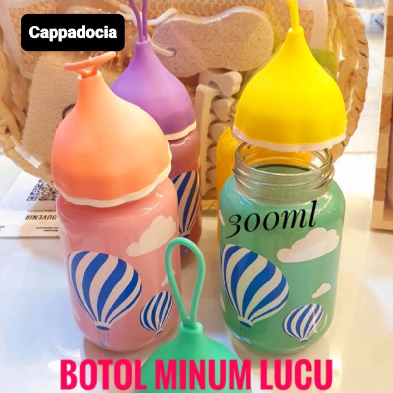 tumbler mini botol karakter panda botol animal botol pouch tumbler retro botol kaca steril botol can