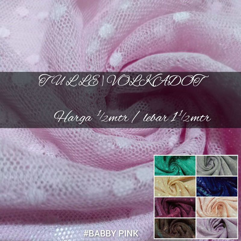 Tile Dot. Tulle Dot. Tile Dotty. Tulle Dotty / Tile Polos Dot Halus Jatuh