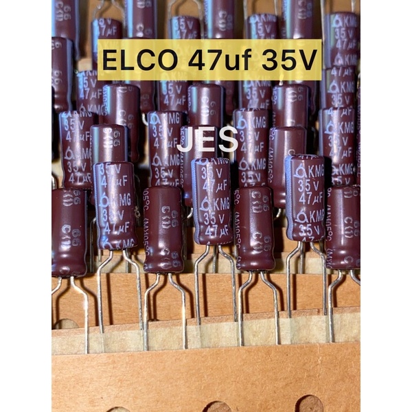 ELCO 47uf 35v RENCENG BERKUALITAS MINIM ORDER 20PCS