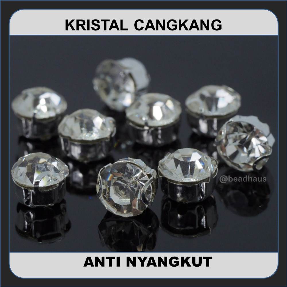 Payet Kristal Cangkang Clear Bening ANTI NYANGKUT