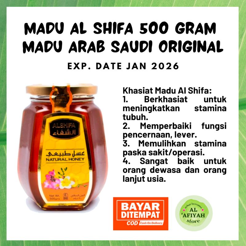 

Madu Al Shifa 500 gram Original