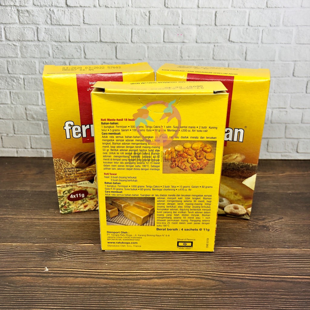 FERMIPAN RAGI INSTANT 11 GR / FERMIPAN RAGI SACHET