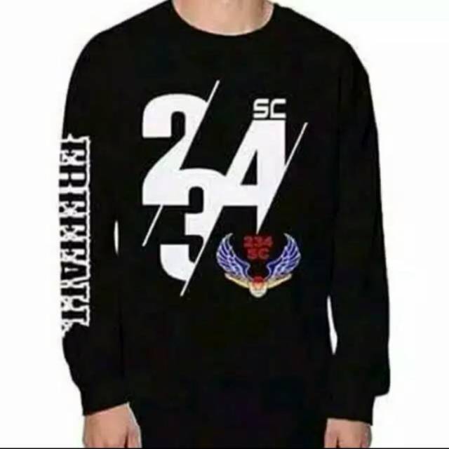 Tshirt kaos baju panjang 234SC FREEFALL