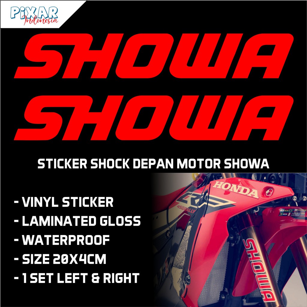 STICKER SHOCK USD DEPAN MOTOR SHOWA CRF KLX YZ KTM