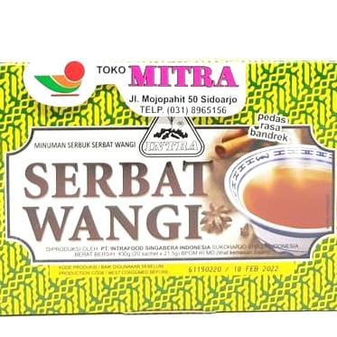 

Kualitas Terbaik] Intra Serbat Wangi 20 Sachet X 21.5Gr | Minuman Instan Praktis