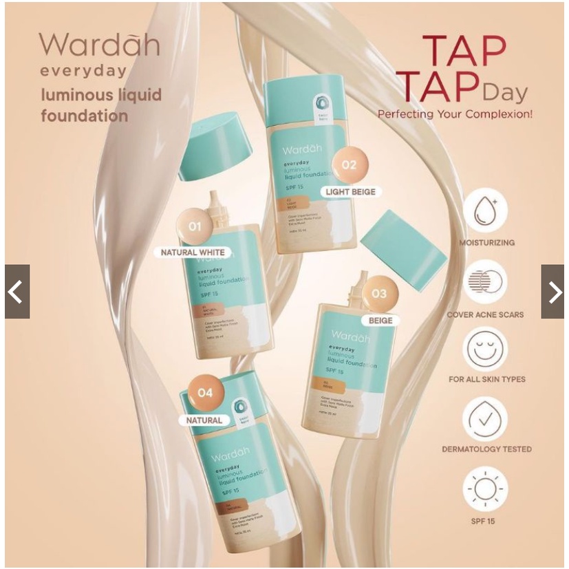 Wardah Luminous Liquid Foundation
