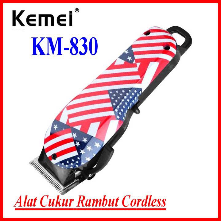 KEMEI KM 830 831 Hair Clipper Cordless Alat Cukur Rambut CAS km830 km831 ORIGINAL