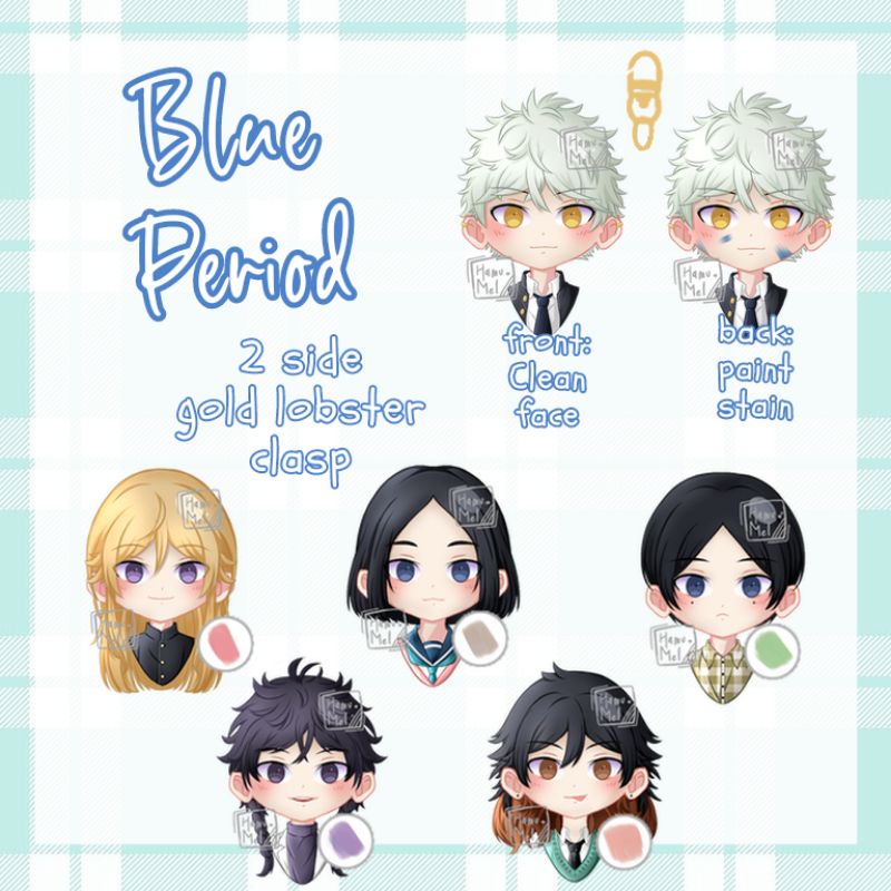 Gantungan Kunci Acrylic Keychains Anime Blue Period by HamuMel
