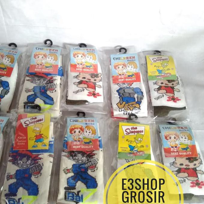 READY GROSIR KAOS KAKI ANAK LUCU TK