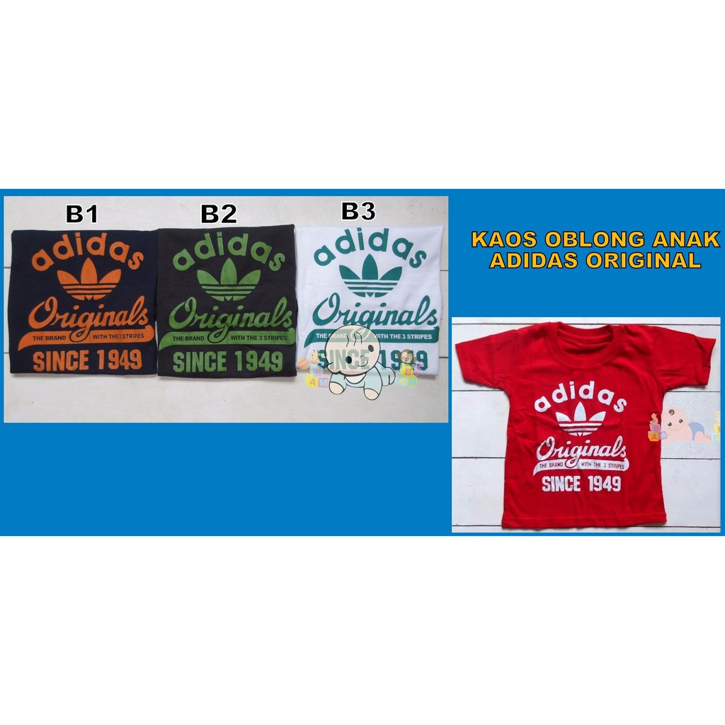Kaos Oblong Anak Adidas Original