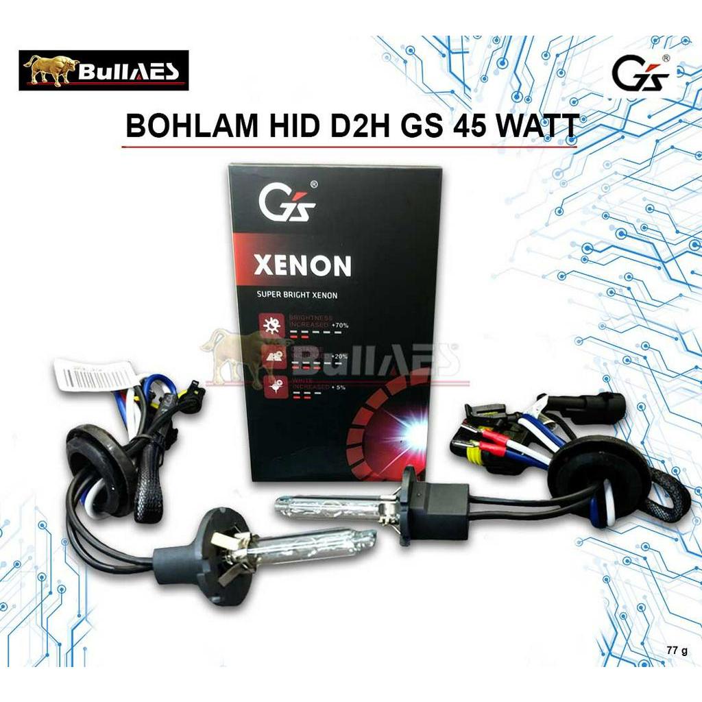 Bohlam HID D2H 45 Watt XENON BULB MERK GS V2085