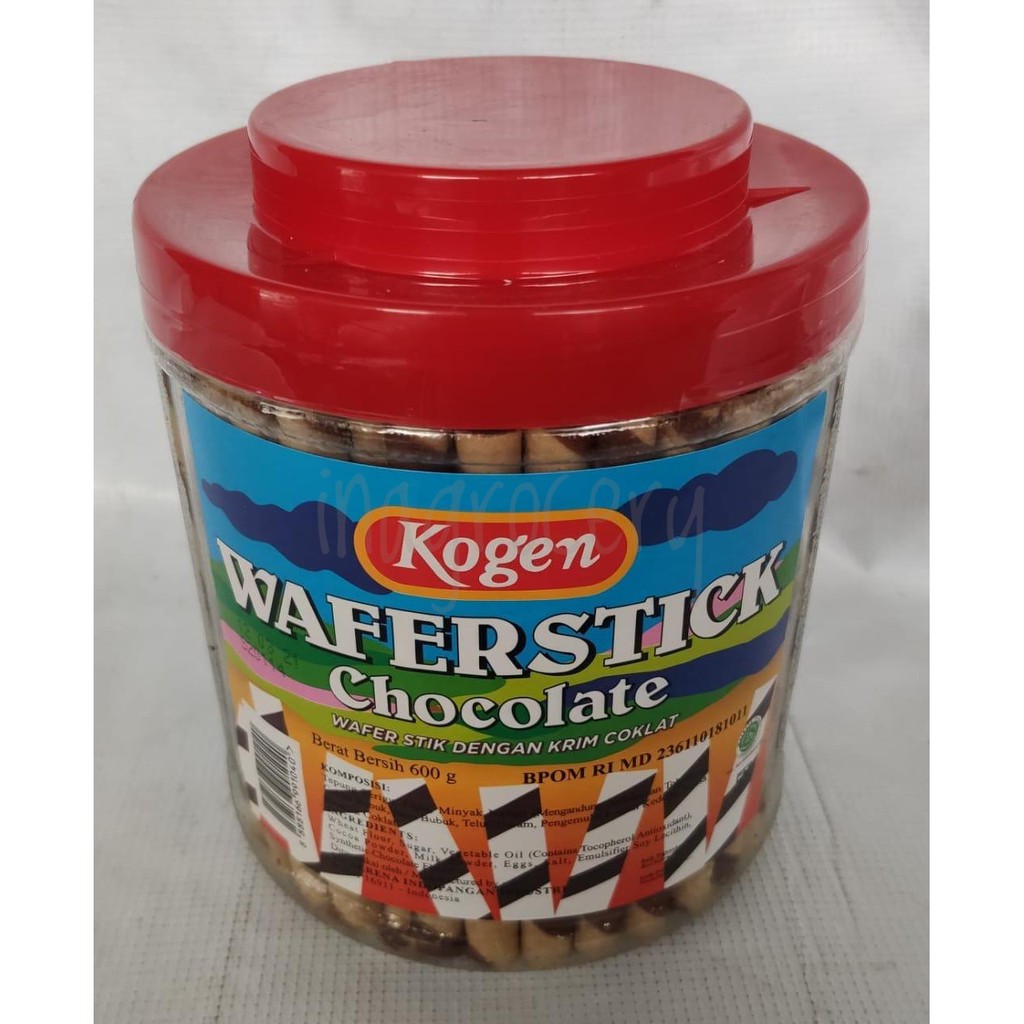 

KOGEN WAFERSTICK CHOCOLATE 600gr