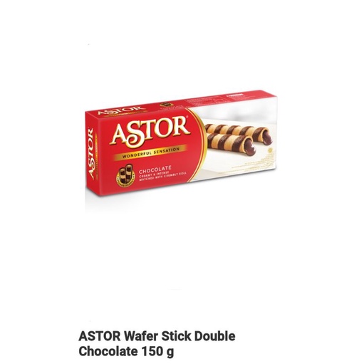 

ASTOR Wafer Stick Double Chocolate 150gr