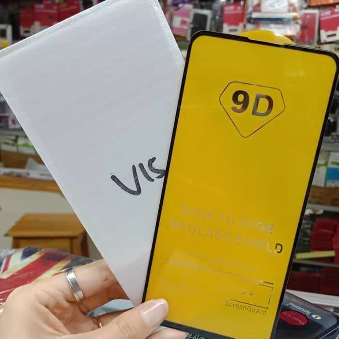 Vivo V15 Pro - Tempered Glass Full Cover 5D Full Lem